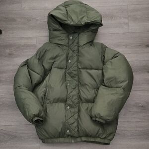 Zara Khaki Oversized Puffer Bomber Kids Size 11/12